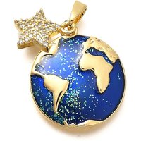 Rack Plating Star Charms with Micro Pave Cubic Zirconia — Charms & Pendants