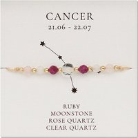 Bracelet en perles de pierres naturelles - Constellation Cancer - 11 pouces — Bracelet Femme