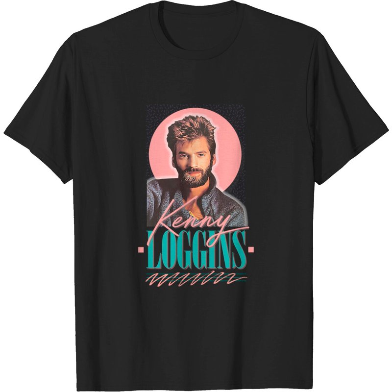 Kenny Loggins 80s Aesthetic Fan Art Design T-Shirt for Men