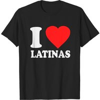 T-shirt I Love Latinas Cool pour hommes — T-shirts pour hommes