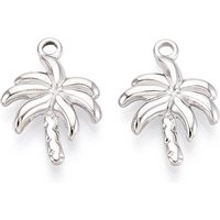 Charm en Acier Inoxydable 304 en Forme de Palmier — Breloques et pendentifs