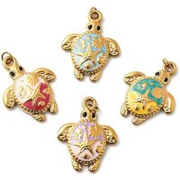 Charms en Acier Inoxydable 304 avec Plaquage en Or 18K — Breloques et pendentifs