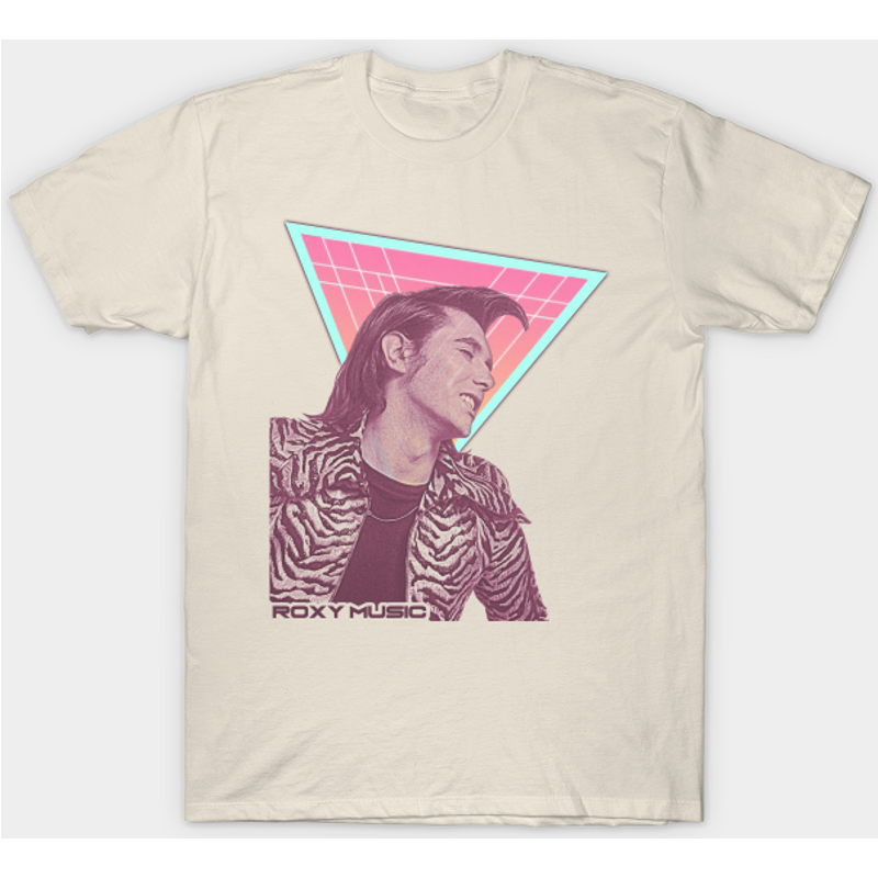 T-shirt Roxy Music pour hommes en noir — T-shirts pour hommes