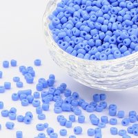 Perles de Verre, Opaque Bleu de Maïs, 3mm pour Bijoux DIY — Perles à bijoux