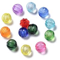 Transparent Acrylic Round Beads in Mixed Colors, 10mm, 1100pcs