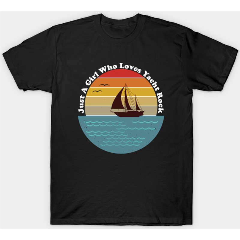 Just A Girl Who Loves Yacht Rock Men's T-Shirt — Mens T Shirts