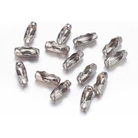 Connecteurs de chaîne à billes en acier inoxydable 304 pour chaînes de 2,4 mm — Accessoires pour bijoux