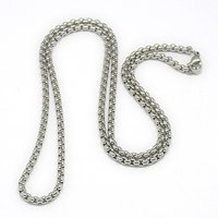 Collier en Acier Inoxydable 201 pour Hommes avec Fermoir à Mousqueton — Collier pendentif