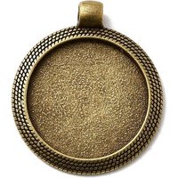 Réglages de cabochon en alliage de style tibétain — Accessoires pour bijoux