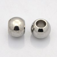 Perles Rondelles Espacées en Acier Inoxydable 304, 5x3mm, Trou: 3mm — Perles à bijoux