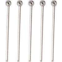 Épingles à tête boule en acier inoxydable 304, résistant au ternissement, 20x0.7mm — Accessoires pour bijoux