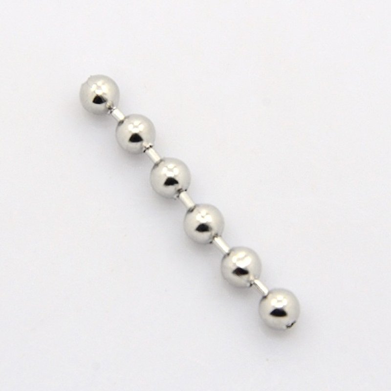 304 Stainless Steel Ball Chains with Spool, 5mm Diameter — Chains, Wire & Cord