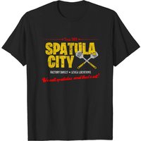 Spatula City Distressed T-Shirt - Weird Al for Men
