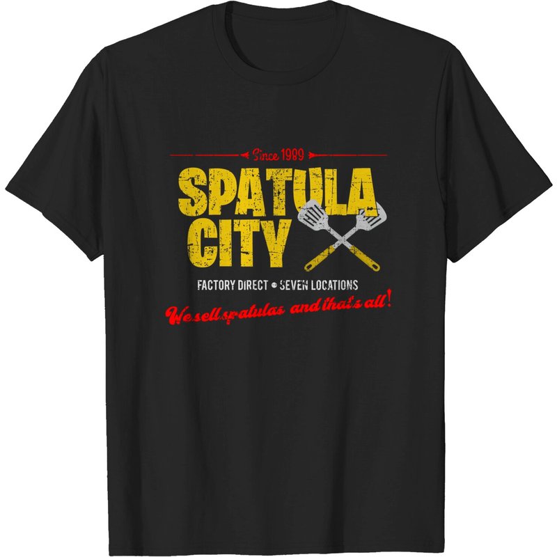 T-shirt Spatula City Distressed - Weird Al pour hommes — T-shirts pour hommes