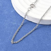 Collier à chaîne en acier inoxydable chirurgical 316 de 27,7 pouces