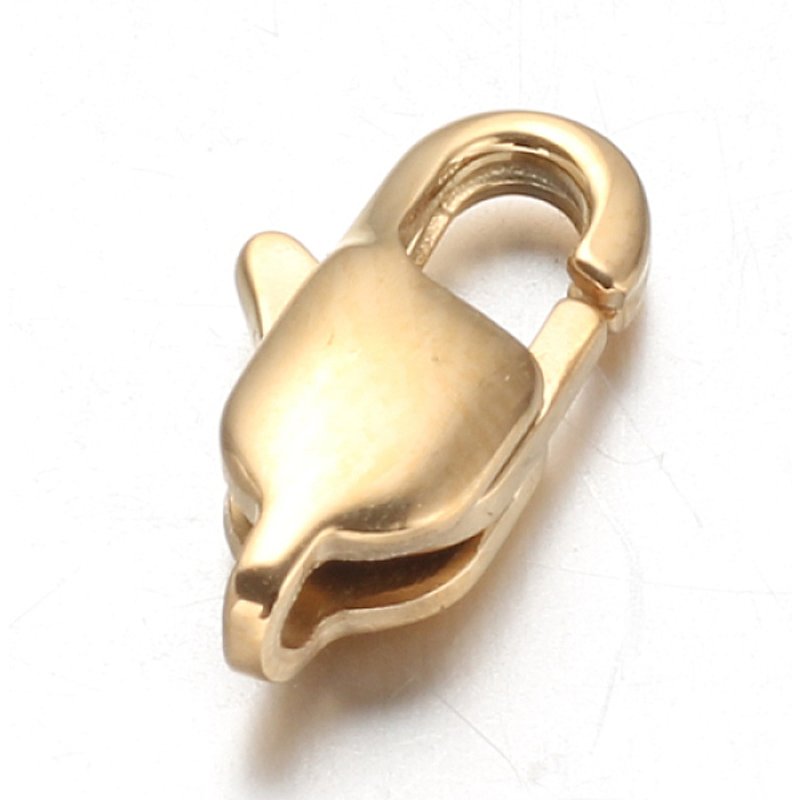 Attaches de homard en acier inoxydable 304 avec placage ionique, doré — Accessoires pour bijoux