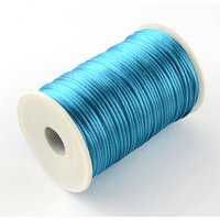 Polyester Cords, Dodger Blue, 2mm, 98.42 yards/roll — Chains, Wire & Cord