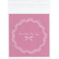 Plum Rectangle OPP Cellophane Bags, 13.5x9.7cm, 95-100pcs