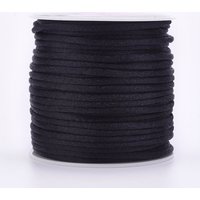 Nylon Rattail Satin Cord, Black, 2mm, 25.15 yards/roll