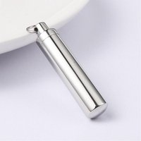 304 Stainless Steel Openable Column Pendants, 37x9mm — Charms & Pendants