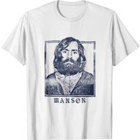 Charles Manson Vintage Look Punk Style T-Shirt for Men — Mens T Shirts