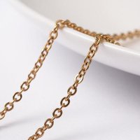 PVD Vacuum Plating 304 Stainless Steel Cable Chains with Spool