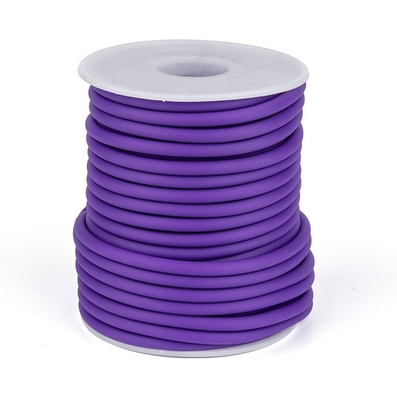 Hollow Pipe PVC Tubular Synthetic Rubber Cord on Plastic Spool — Chains, Wire & Cord
