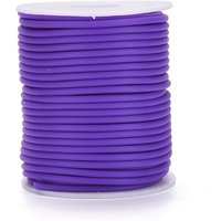 Hollow Pipe PVC Tubular Synthetic Rubber Cord on White Spool — Chains, Wire & Cord