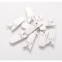 201 Stainless Steel Kitten Pendants, Rectangle Cat Shape