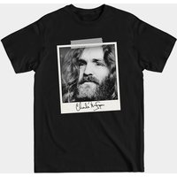 T-Shirt Charles Manson Leader de Secte - Thème True Crime — T-shirts pour hommes