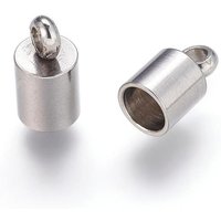 Embouts de Cordon en Acier Inoxydable 304 pour Kumihimo et Fabrication de Franges — Accessoires pour bijoux