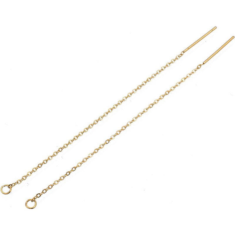 Trouvailles de Boucles d'Oreilles en Acier Inoxydable 304, Fils d'Oreilles Dorés — Accessoires pour bijoux