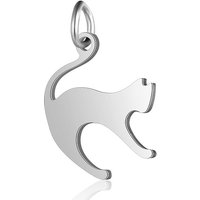 Pendentifs en Acier Inoxydable 201 Non-Oxydable en Forme de Chat — Breloques et pendentifs