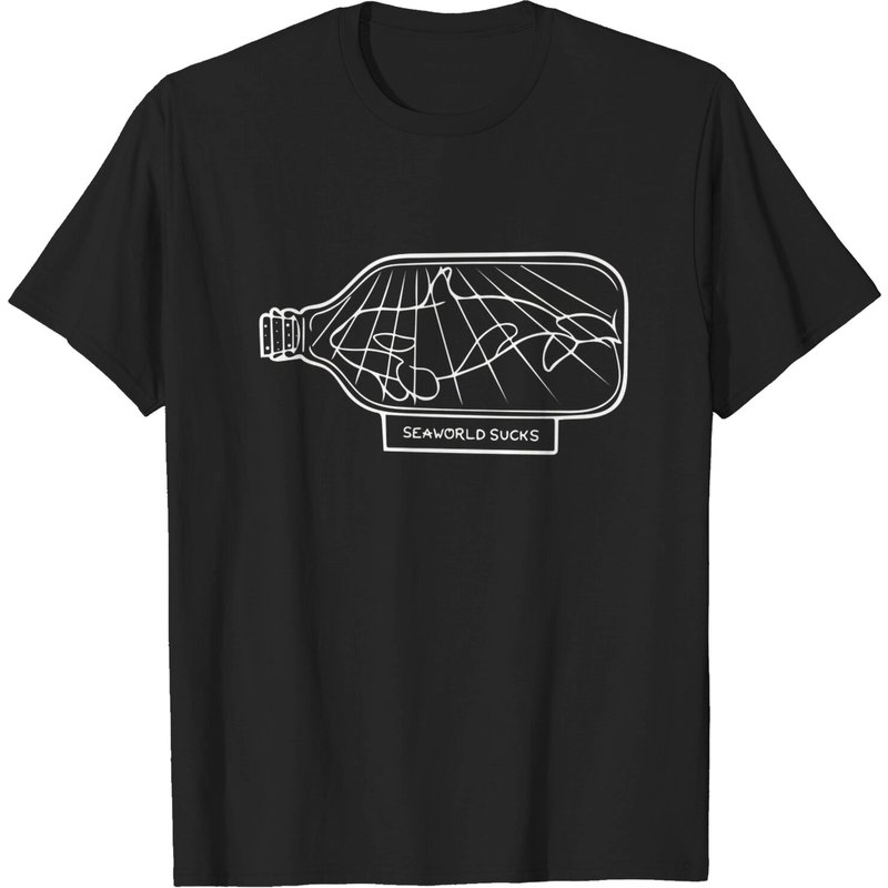 T-shirt Seaworld Sucks Baleine pour hommes — T-shirts pour hommes