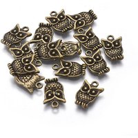 Pendentif Hibou en Alliage de Zinc de Style Tibétain Couleur Bronze Antique — Breloques et pendentifs