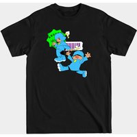 T-shirt Pocoyo Side A - Dessins animés pour hommes en noir