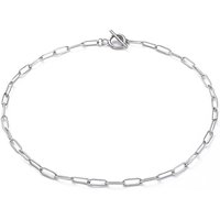 Collier Pendentif en Acier Inoxydable 304 avec Chaîne en Papier et Fermoir à Bascule