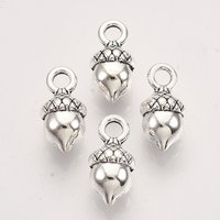 Pendentifs en alliage de style tibétain, glands en argent antique, 410pcs — Breloques et pendentifs