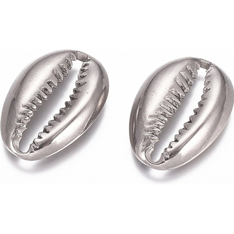 Pendentifs en Acier Inoxydable 304 en Forme de Coquillage Cowrie — Breloques et pendentifs