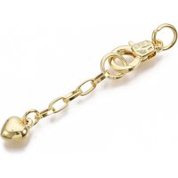 Rallonge de chaîne avec charms en laiton et fermoir en homard — Accessoires pour bijoux