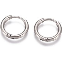 Boucles d'oreilles Huggie en acier inoxydable 304 avec épingle en acier chirurgical