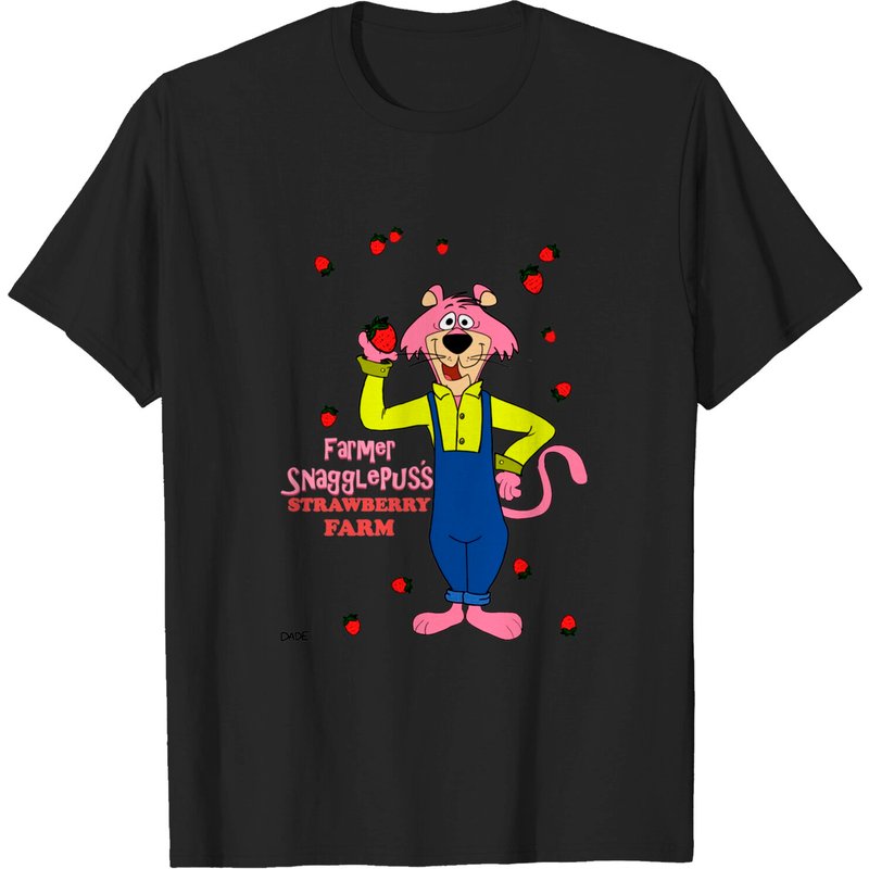 T-shirt pour hommes Farmer Snagglepuss' Strawberry Farm - Hanna Barbera