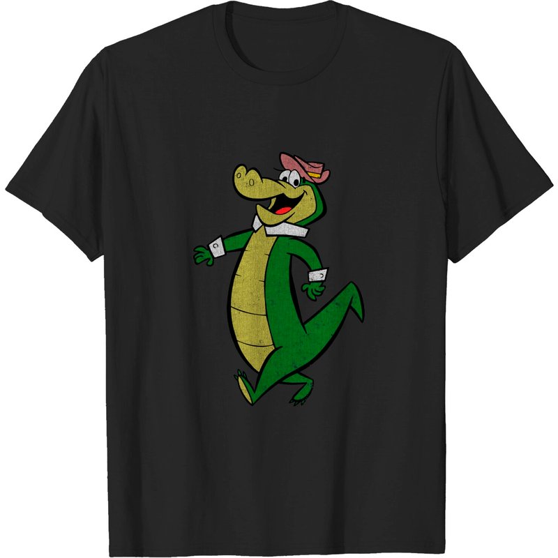 T-shirt pour hommes Vintage Wally Gator en noir