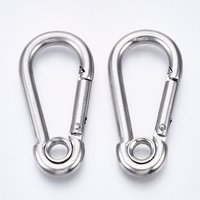 Carabines de grimpe en acier inoxydable 304 et attaches clés — Accessoires pour bijoux