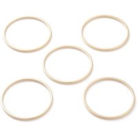 Brass Linking Rings, 24K Gold Plated, 25x1mm, Inner Diameter 23mm — Jewelry Findings