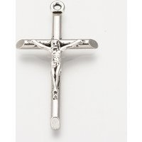 Pendentif Croix Crucifix en Alliage de Style Tibétain - Argent Antique — Breloques et pendentifs