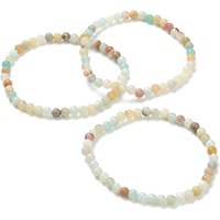 Bracelet Élastique en Amazonite Naturelle pour Femmes — Bracelet Femme