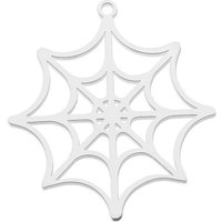 Pendentif en Acier Inoxydable 201 en Forme de Toile d'Araignée, Découpe Laser, Non-Tarnissant — Breloques et pendentifs