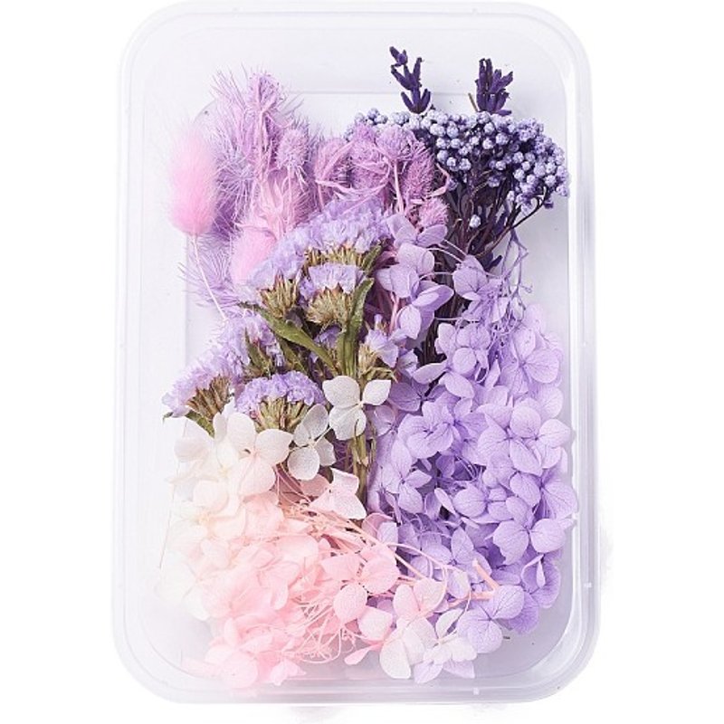 Fleurs Séchées pour Fabrication de Bougies et Savons DIY avec Boîte — Outils de création de bijoux