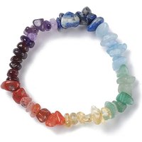 Bracelet Élastique En Pierre Naturelle 7 Chakras Pour Enfants — Bracelet Femme